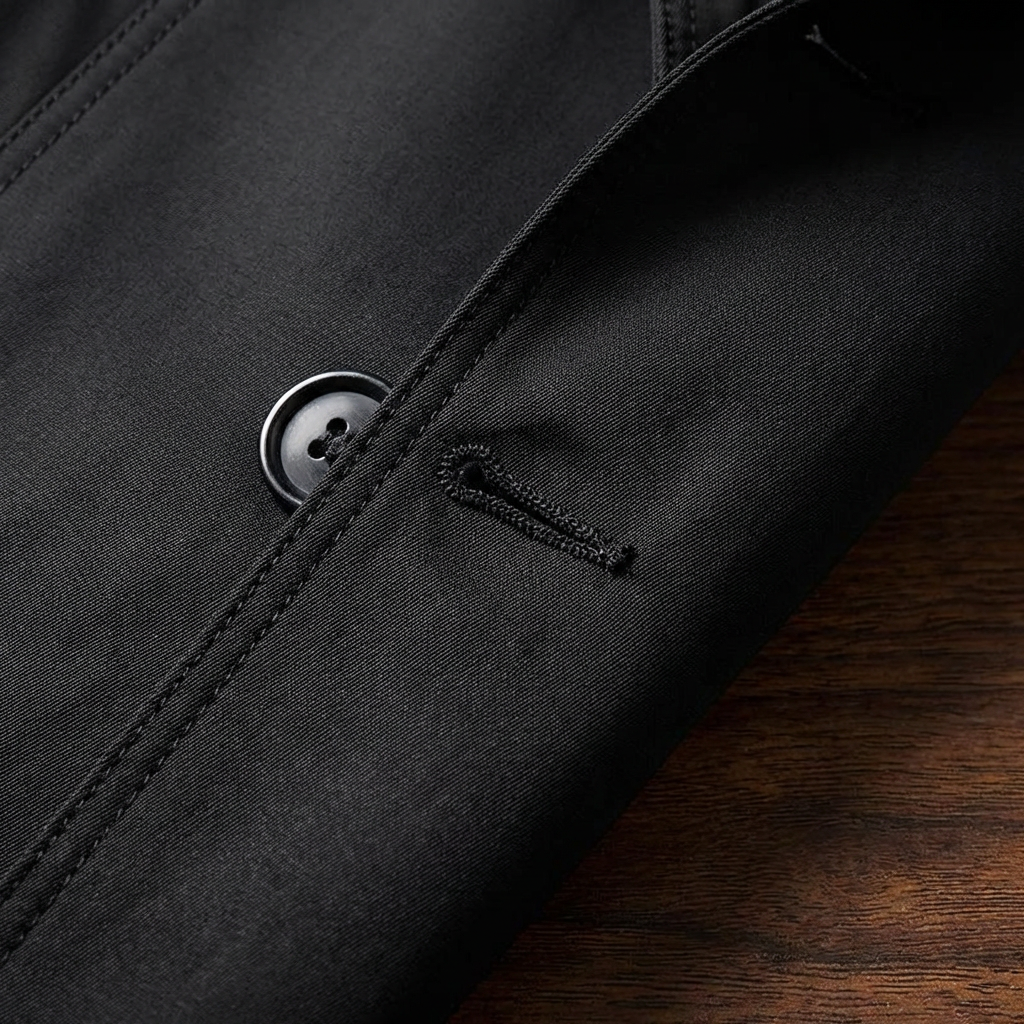 Men's Cotton Overcoat - Classic Casual Long Coat