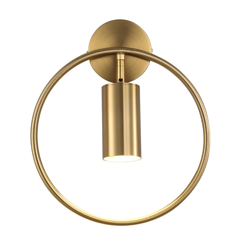 Halo Wall Light | Nordic Gold Minimalist Design 6