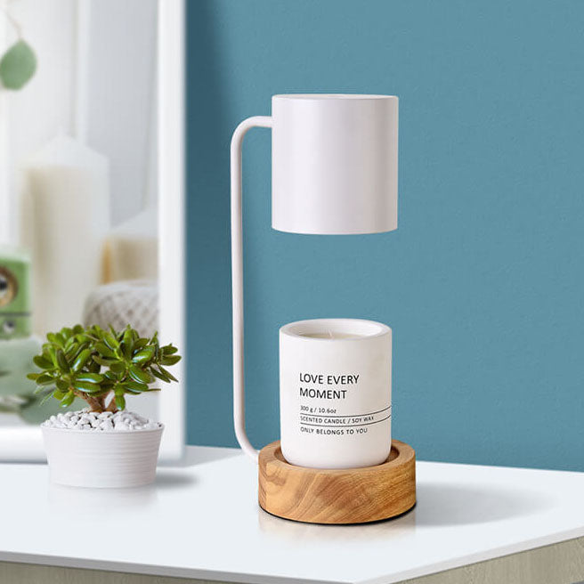 Japanese Minimalist Table Lamp | Wood & Metal Design 9