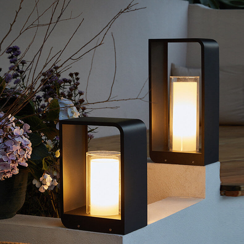 Modern Square Solar Lights Outdoor with Adjustable Colour Modes | Waterproof Landscape Lighting for Enhanced Ambiance 8