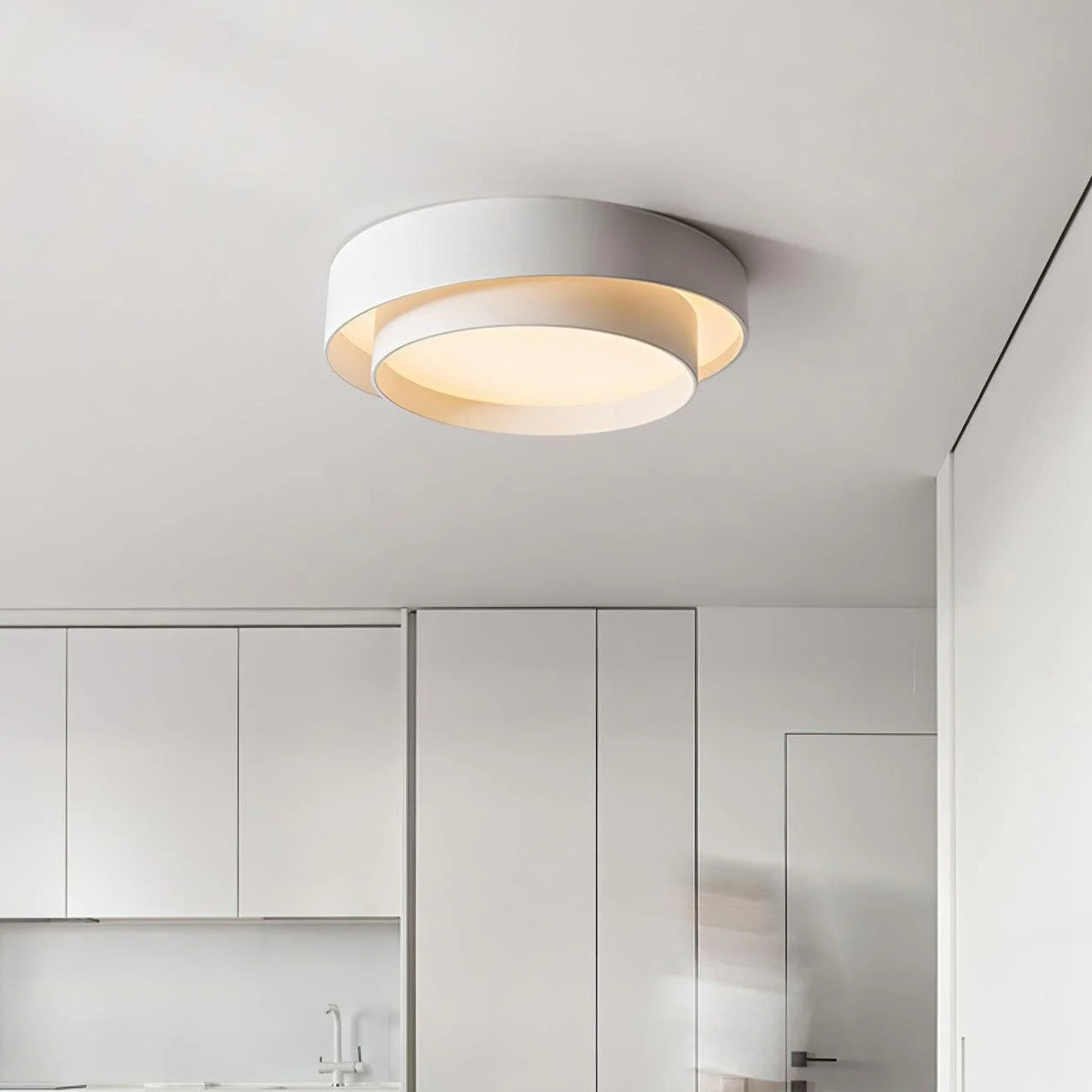 Nordic Round LED Ceiling Light | Modern Minimalist Design 8