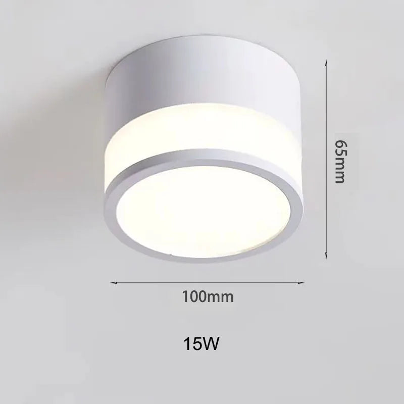 Nordic Surface Mounted LED Downlight | 9W / 15W Ceiling Light 9