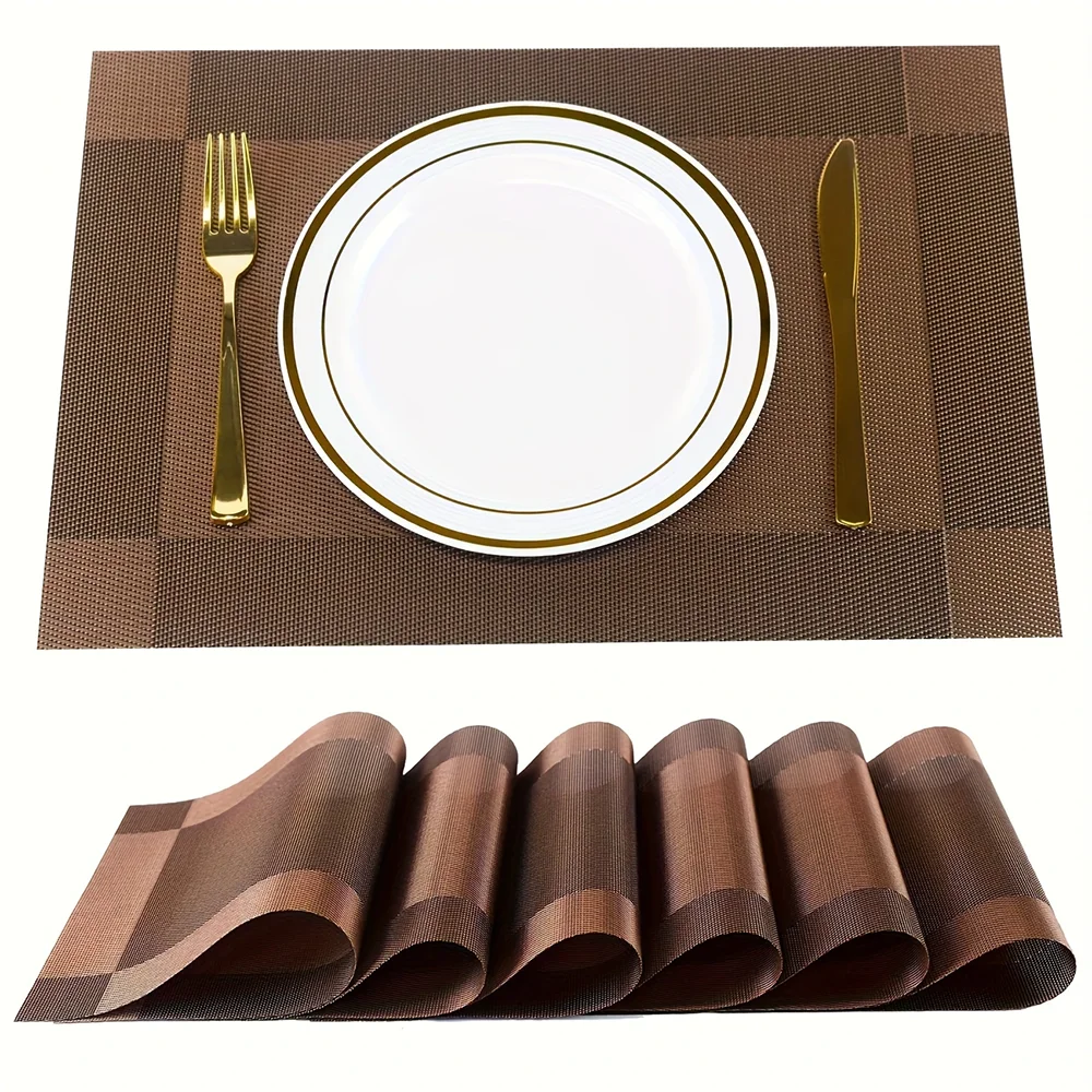 PlaciMat | Heat-Resistant PVC Placemats | Washable & Non-Slip Table Mats 7