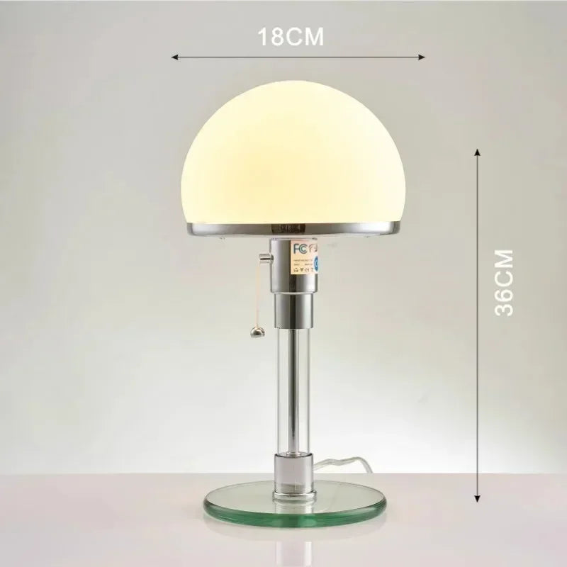 Wilhelm Bauhaus Table Lamp | Designer Nordic Glass Lamp 5