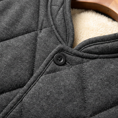 Men's Fleece Lined Jacket - Warm Casual Winter Outerwear