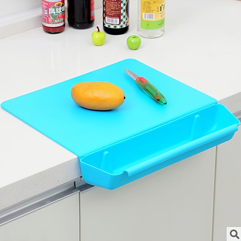 2-in-1 Chopping Board with Storage Box | Portable Kitchen Cutting Board & Food Holder 2