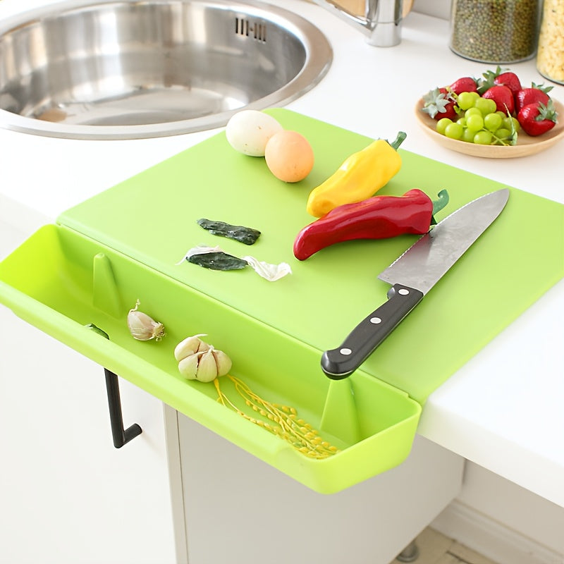 2-in-1 Chopping Board with Storage Box | Portable Kitchen Cutting Board & Food Holder 5