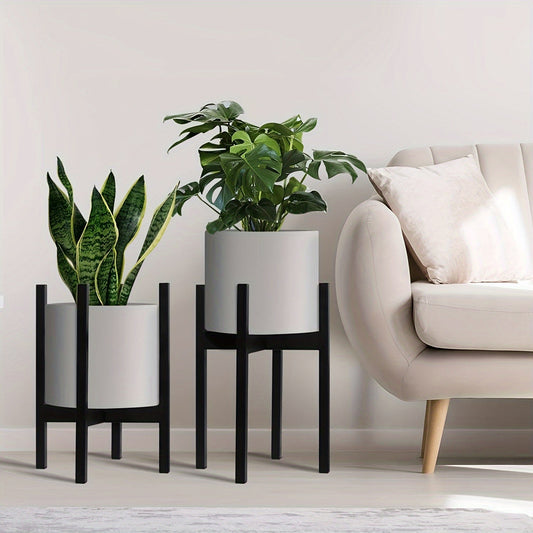 Adjustable Metal Plant Stand | Modern Indoor & Outdoor Flower Pot Holder 0