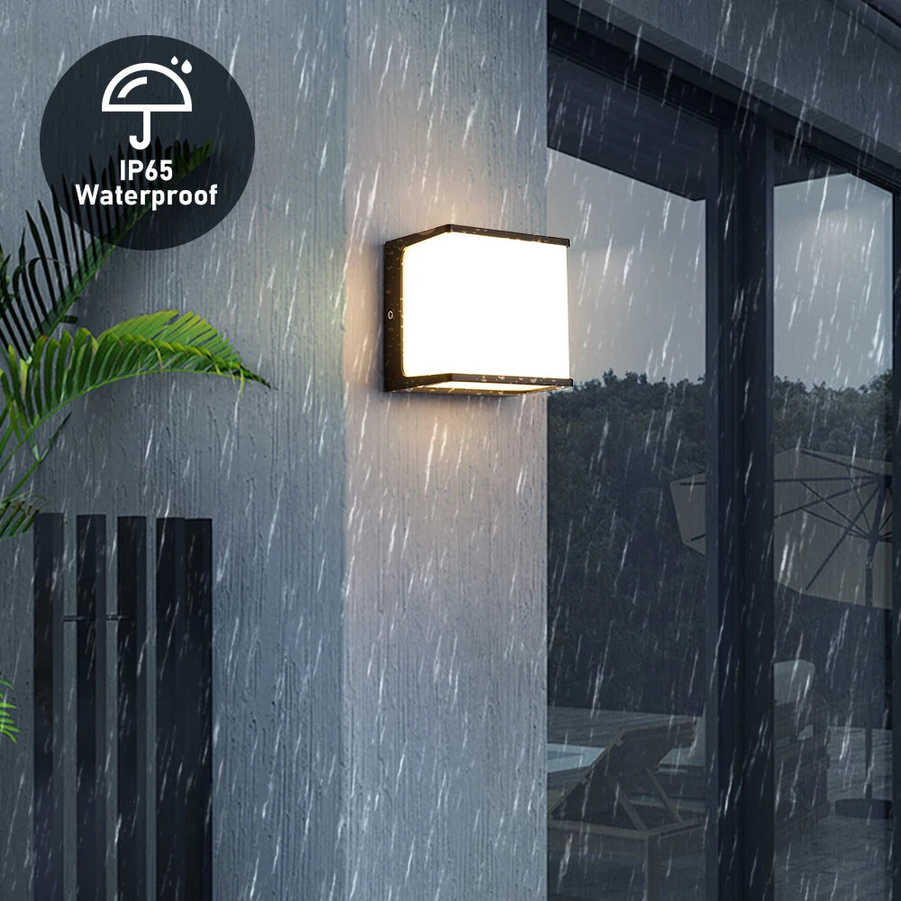 AeroCube | Outdoor Wall Light with IP65 Waterproof Rating | Sleek Design for Reliable Illumination 6