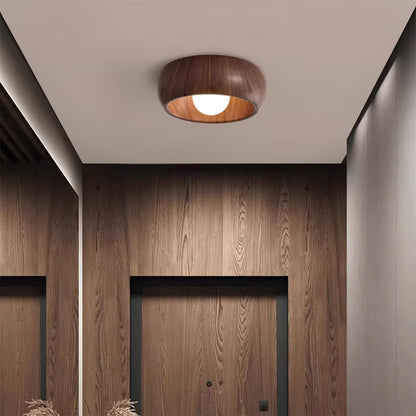 Albanora Ceiling Lamp | Minimalist Modern Wooden LED Fixture 6