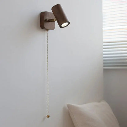 Arlo Wall Lamp | Retro Walnut LED Spotlight 3