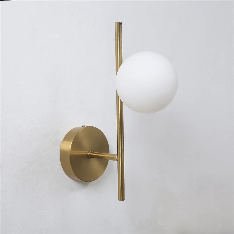 Astra Wall Light | Dual Globe Modern Gold Design 0