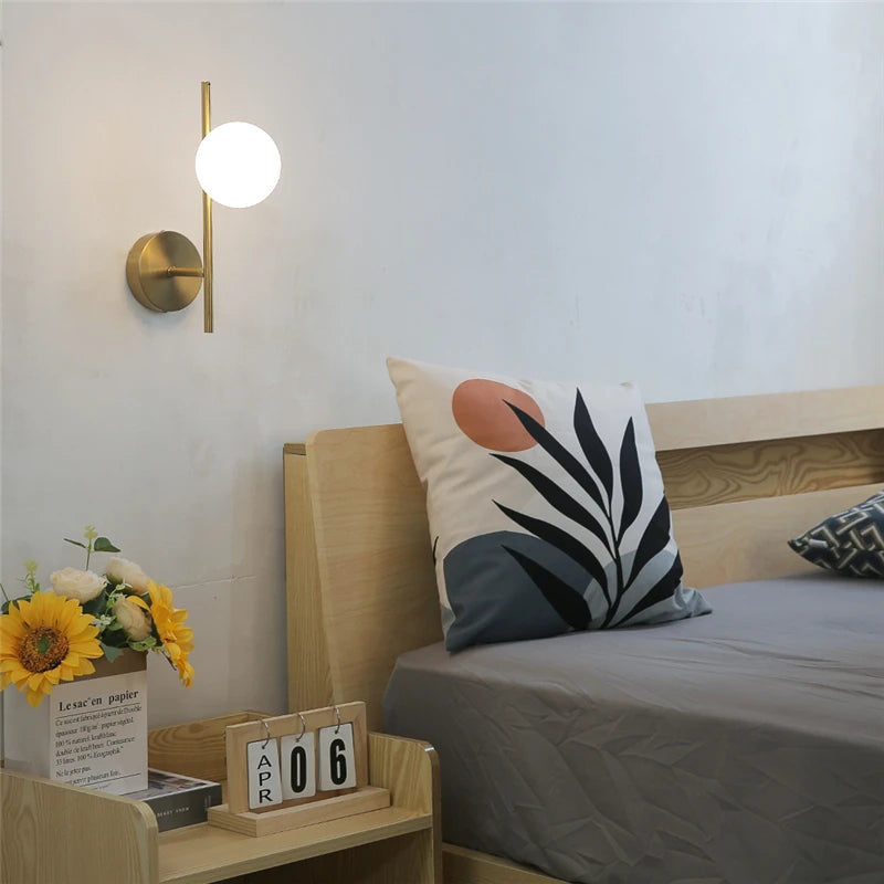 Astra Wall Light | Dual Globe Modern Gold Design 2