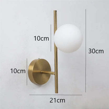 Astra Wall Light | Dual Globe Modern Gold Design 5