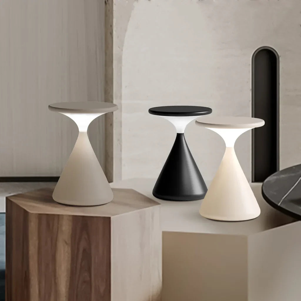 Aurora Wireless Table Lamp | Hourglass Design 1