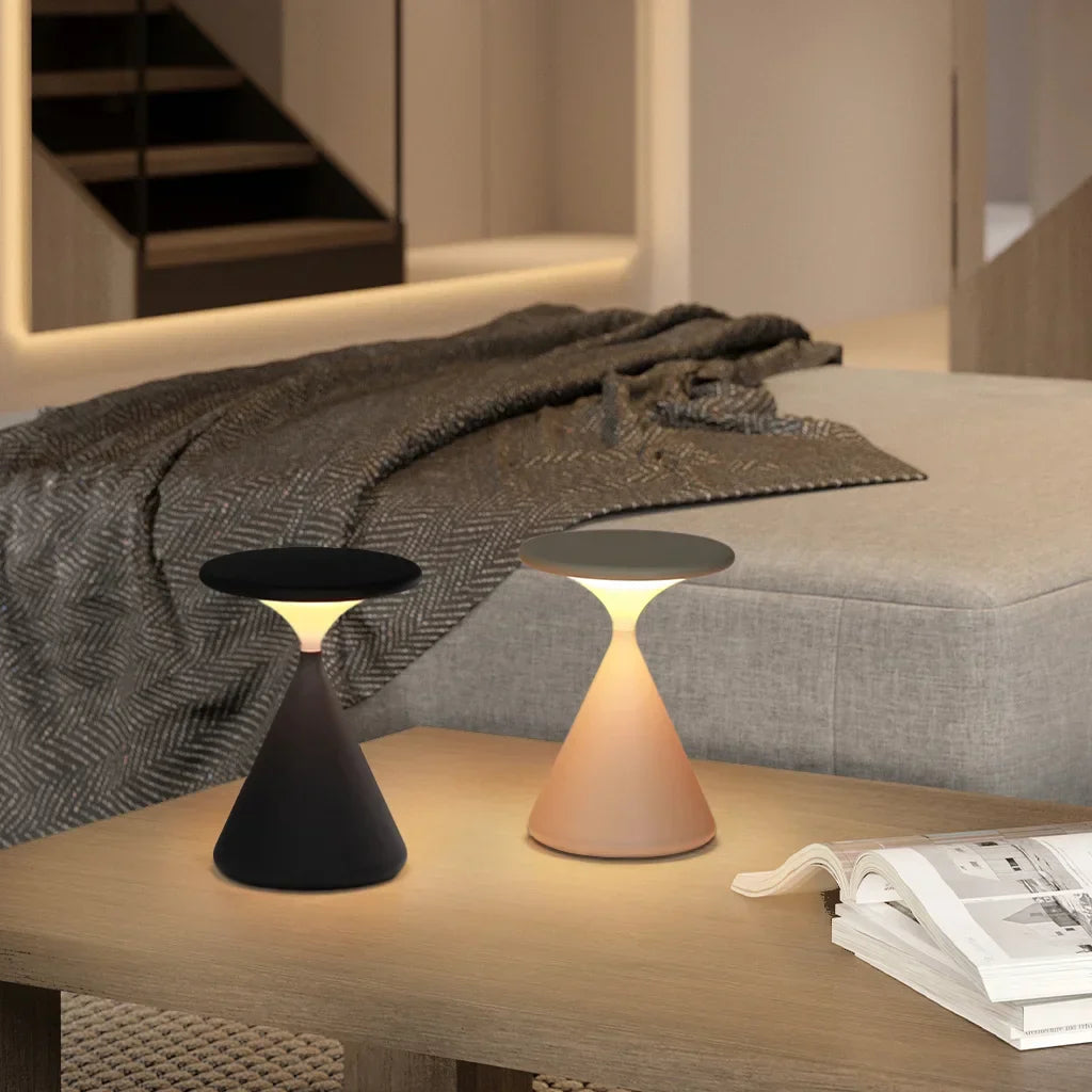 Aurora Wireless Table Lamp | Hourglass Design 6