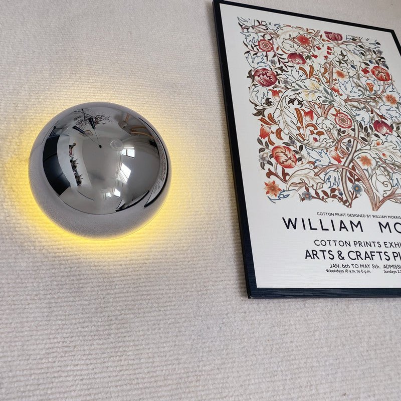 Bauhaus Eclipse Wall Lamp | Gold Finish Modern Art Light 4