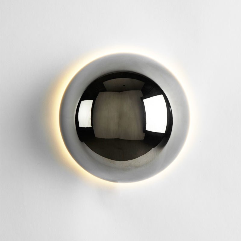 Bauhaus Eclipse Wall Lamp | Gold Finish Modern Art Light 6