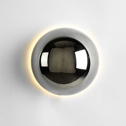 Bauhaus Eclipse Wall Lamp | Gold Finish Modern Art Light 6