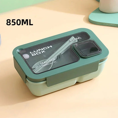 BentoGo Lunch Box | Portable Leak-Proof Bento with Cutlery – Microwave & Dishwasher Safe 11