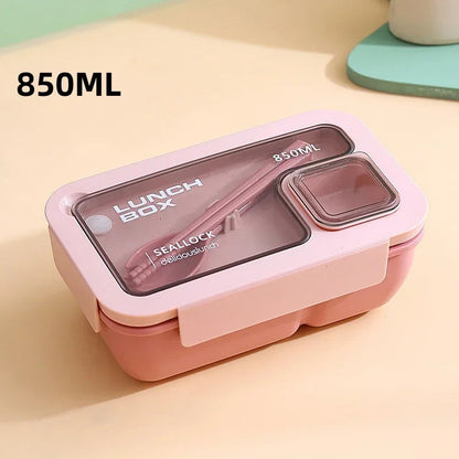 BentoGo Lunch Box | Portable Leak-Proof Bento with Cutlery – Microwave & Dishwasher Safe 9