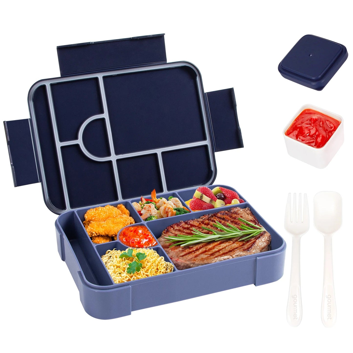 BentoMax | 1330ml Large Capacity Leak-Proof Bento Lunch Box – Microwave & Portable Food Container 1