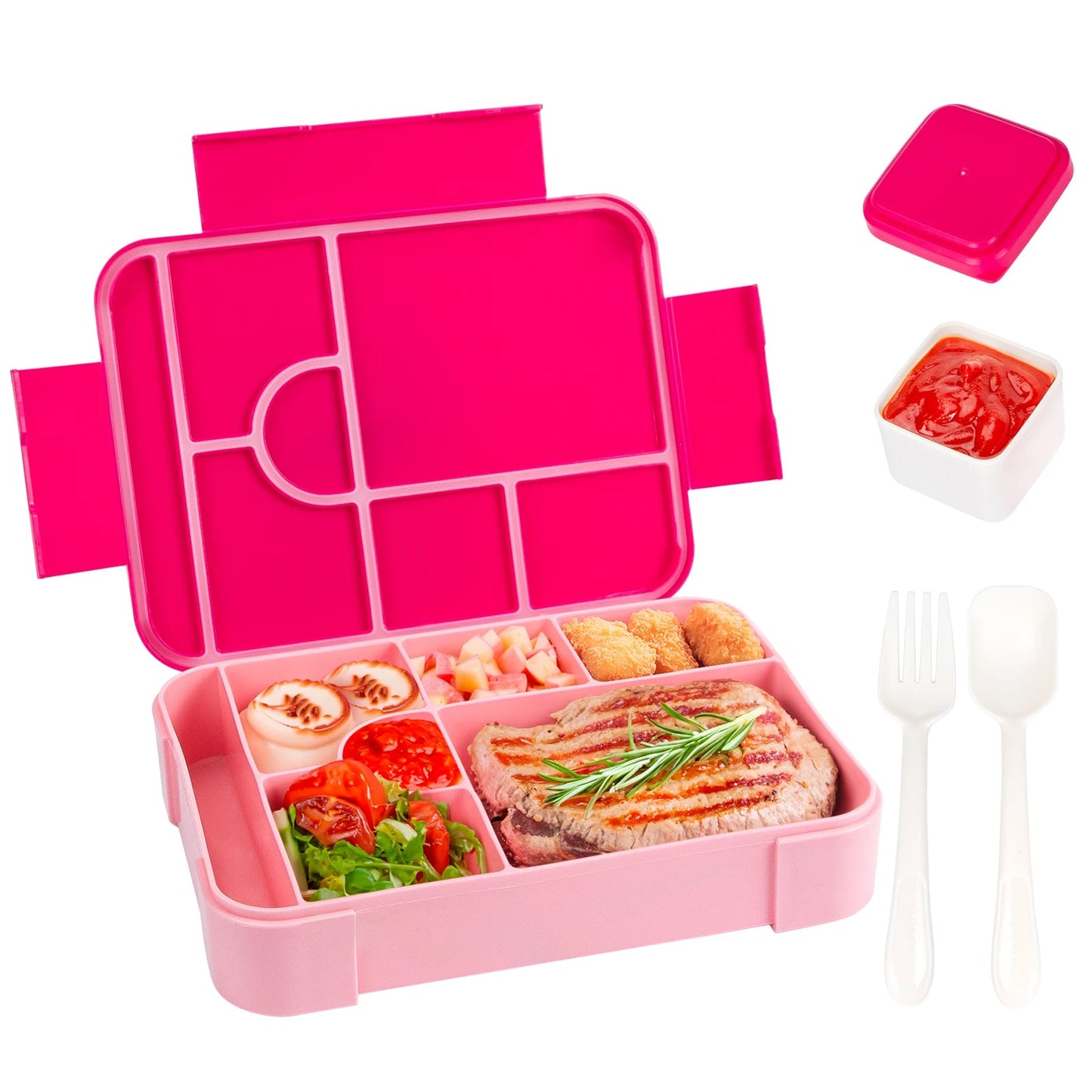 BentoMax | 1330ml Large Capacity Leak-Proof Bento Lunch Box – Microwave & Portable Food Container 2