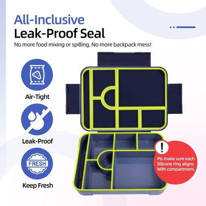 BentoMax | 1330ml Large Capacity Leak-Proof Bento Lunch Box – Microwave & Portable Food Container 5