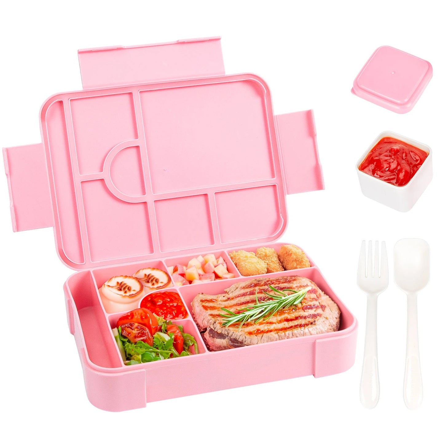 BentoMax | 1330ml Large Capacity Leak-Proof Bento Lunch Box – Microwave & Portable Food Container 7