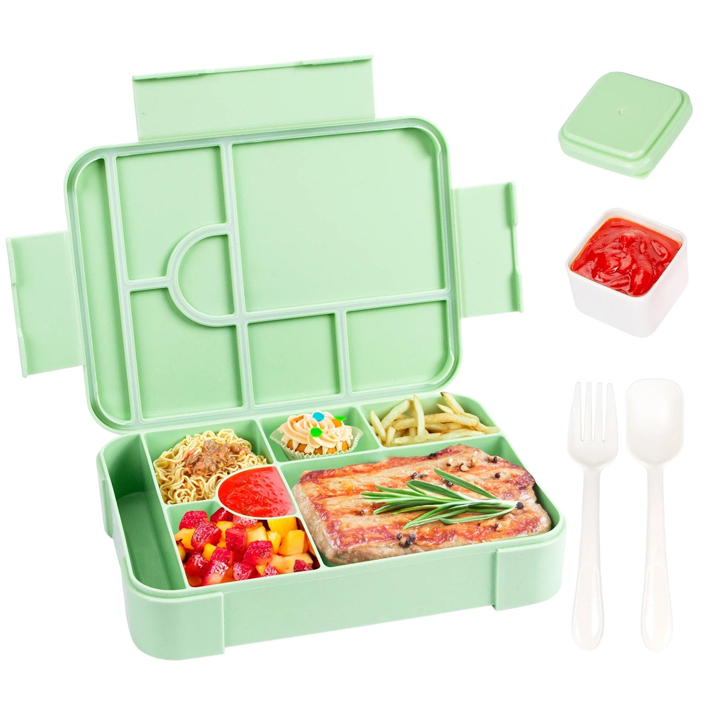BentoMax | 1330ml Large Capacity Leak-Proof Bento Lunch Box – Microwave & Portable Food Container 8