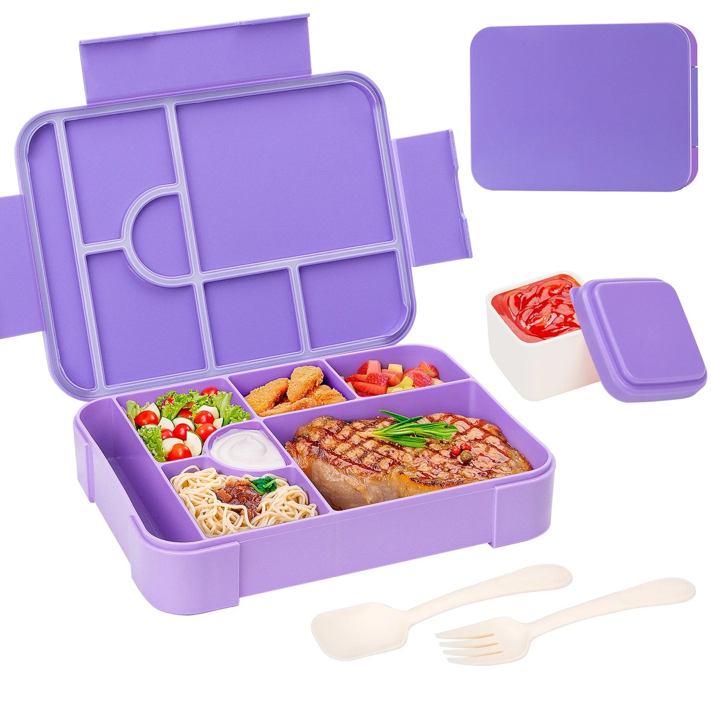 BentoMax | 1330ml Large Capacity Leak-Proof Bento Lunch Box – Microwave & Portable Food Container 9