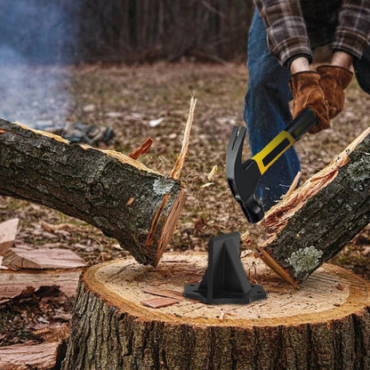 Carbon Steel Log Splitter | Portable Design with Cloth Bag for Efficient Firewood Preparation 2