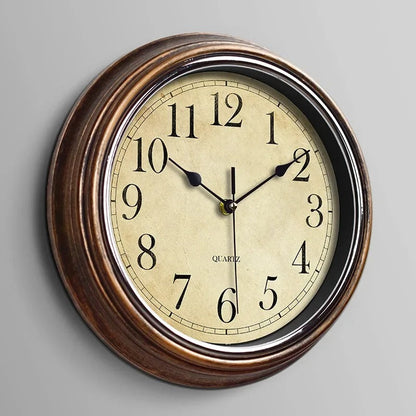 Classic Wooden Wall Clock | Timeless Vintage Elegance 0