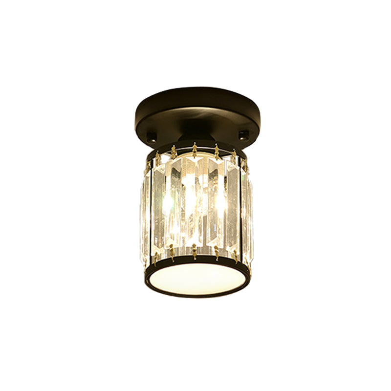Crystal Foyer Ceiling Light | Modern Semi-Flush Design 3