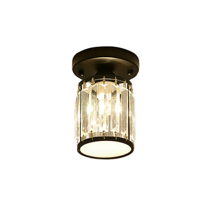 Crystal Foyer Ceiling Light | Modern Semi-Flush Design 3