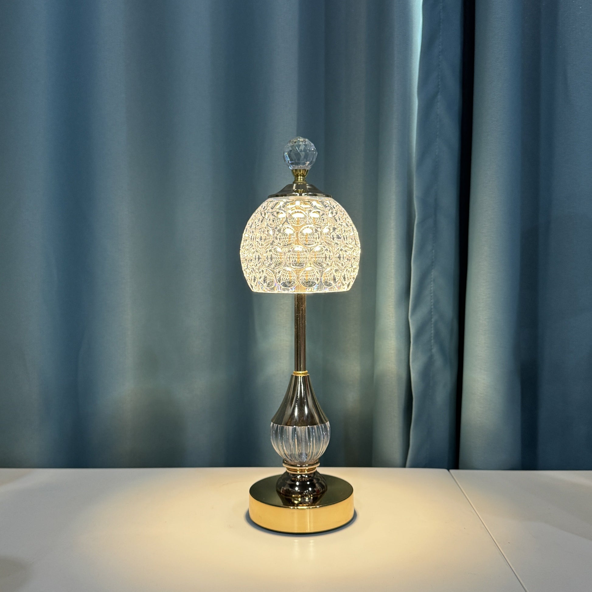 Crystal Touch Table Lamp | Rechargeable LED Bedside Light 3
