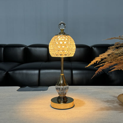 Crystal Touch Table Lamp | Rechargeable LED Bedside Light 5