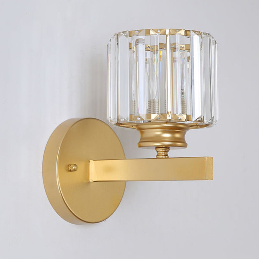 Crystal Wall Light | Modern Glass & Iron Sconce 7