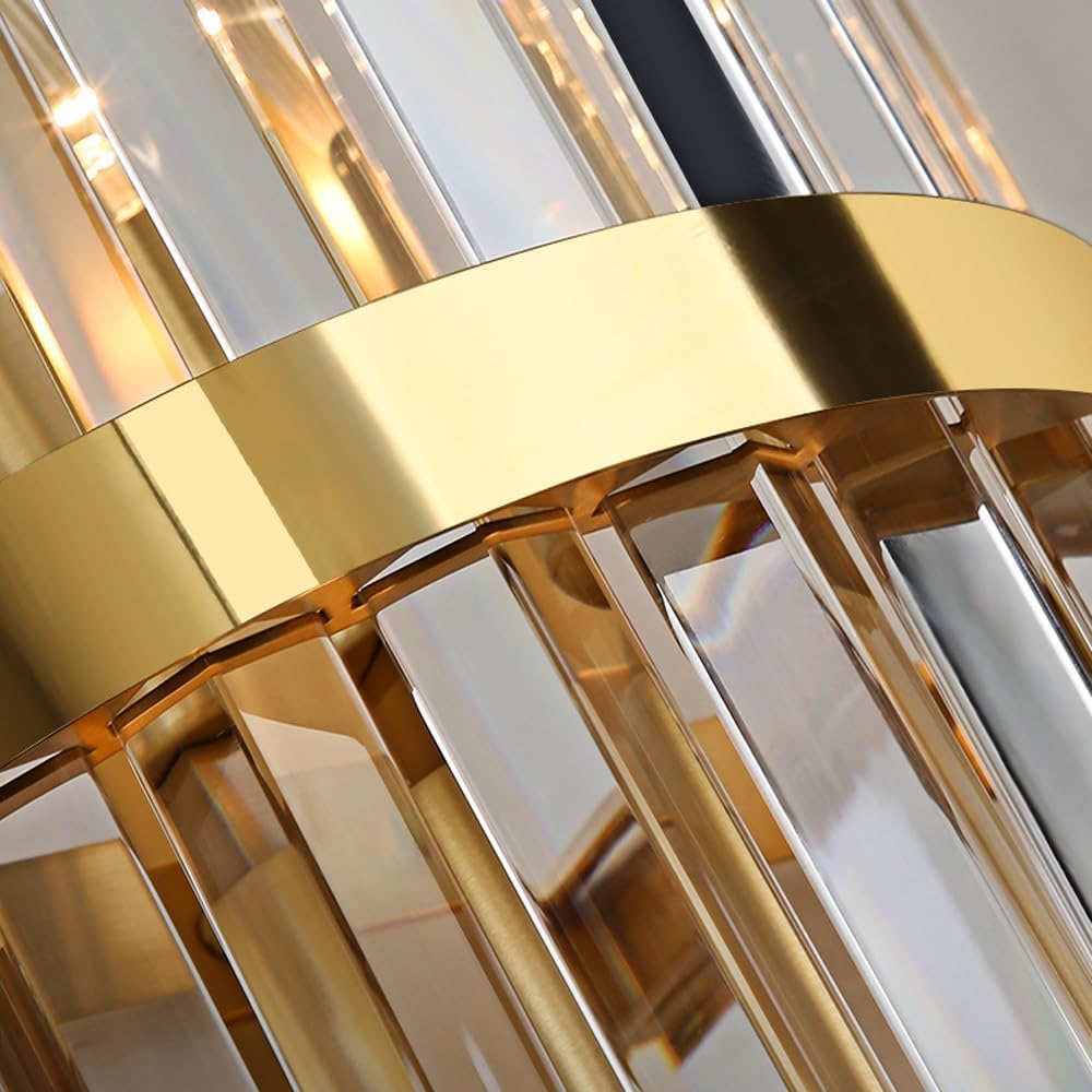 Crystal Wall Light | Modern Luxury Stainless Steel Sconce 4