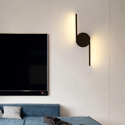 Curves Line LED Wall Light | Modern Minimalist Arc Design 11