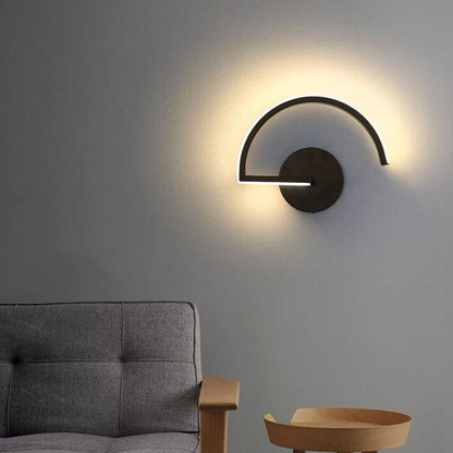 Curves Line LED Wall Light | Modern Minimalist Arc Design 15