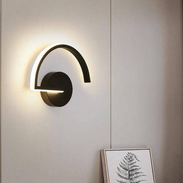 Curves Line LED Wall Light | Modern Minimalist Arc Design 2
