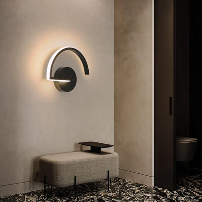 Curves Line LED Wall Light | Modern Minimalist Arc Design 6