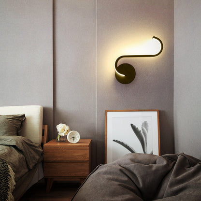 Curves Line LED Wall Light | Modern Minimalist Arc Design 7