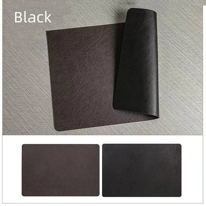 DuoMat | Double-Sided Faux Leather Placemats | Heat Resistant & Waterproof 8