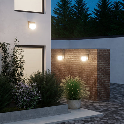 EcoGlow | Solar Wall Light with Smart Dimming & Weather Resistance | Modern Outdoor Lantern for Gardens and Patios 2