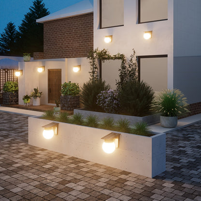 EcoGlow | Solar Wall Light with Smart Dimming & Weather Resistance | Modern Outdoor Lantern for Gardens and Patios 3