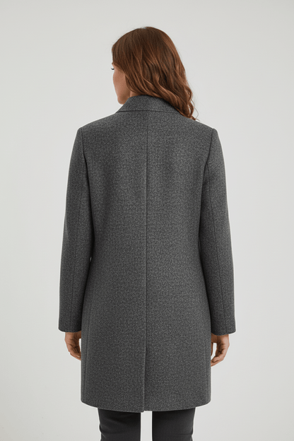 Charlotte Davies | Wool-Blend Tailored Overcoat For Women