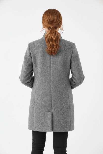 Charlotte Davies | Wool-Blend Tailored Overcoat For Women