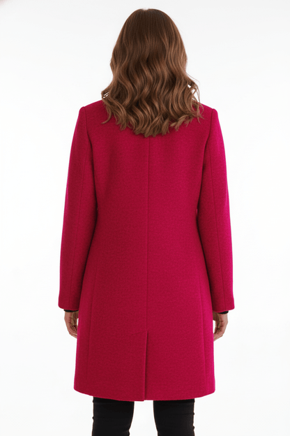 Charlotte Davies | Wool-Blend Tailored Overcoat For Women